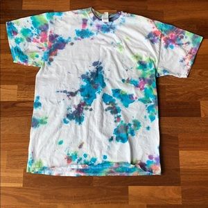 Homemade tie-dye shirt